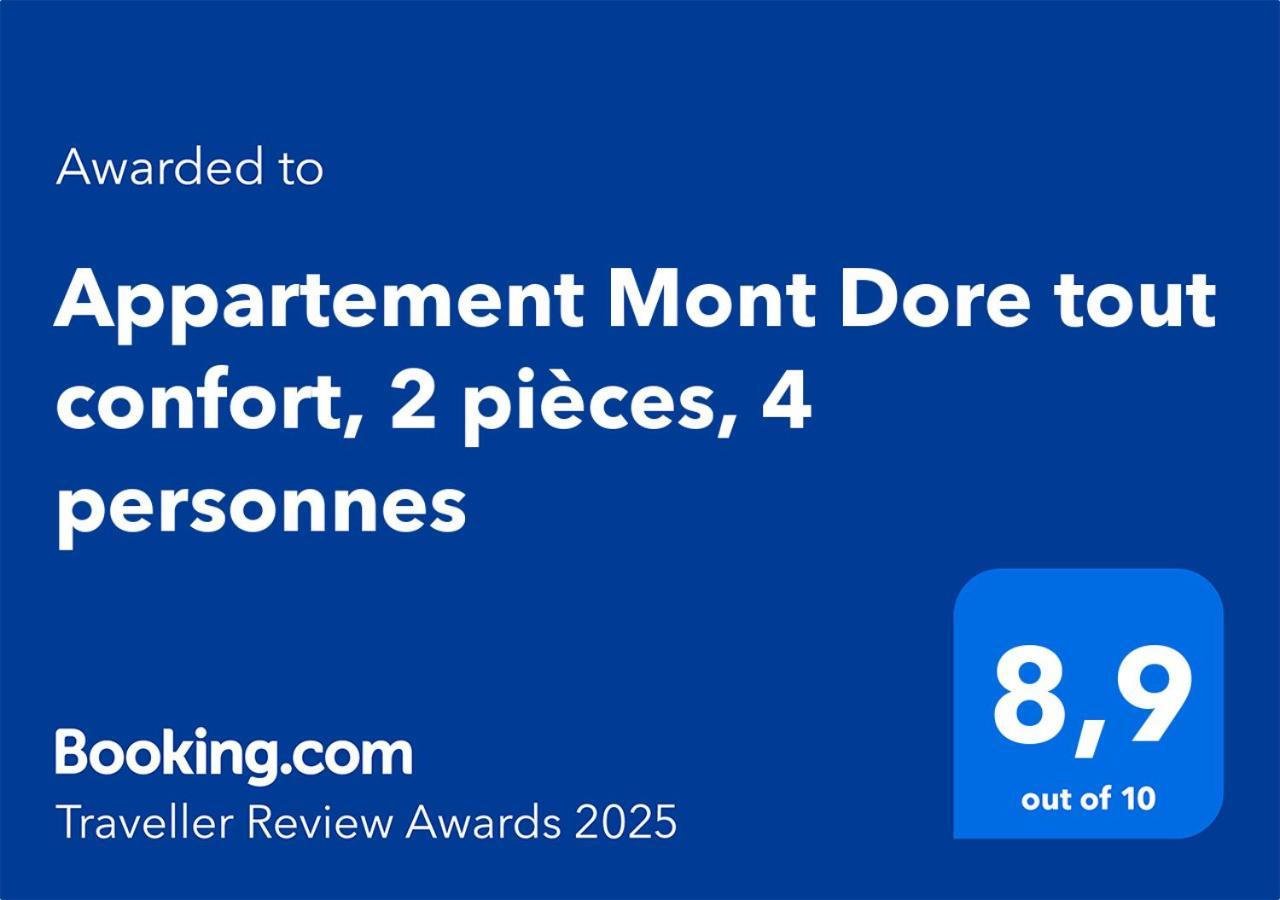 Appartement Mont Dore Tout Confort, 2 Pieces, 4 Personnes Eksteriør bilde